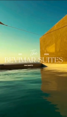 Promo image for Bevimar Suites featuring a pool beside a yellow wall, with 'EST 2026' and the Bevimar Suites logo.