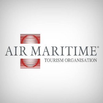 Air Maritime Tourism Organisation logo with red geometric shapes and the text AIR MARITIME TOURISM ORGANISATION.